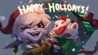 Tapeta Earnest 'Tristana with Poro' - League of Legends (LOL) 4K