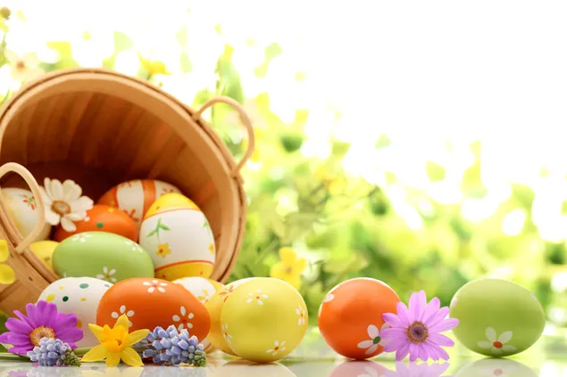 Easter colorful eggs download