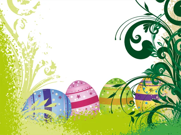 Uskršnja jaja Designed HD pozadina
