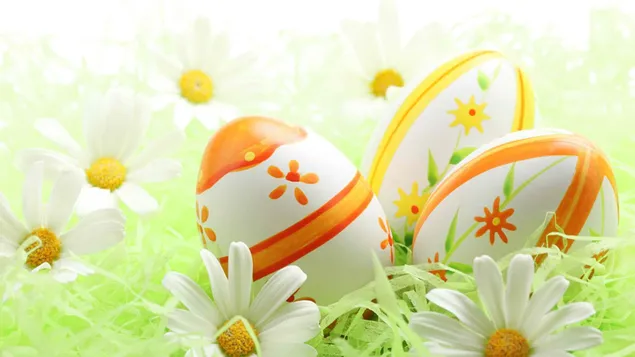 huevos de Pascua 2K fondo de pantalla