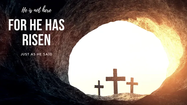 velikonocni citaty l biblicky vers - neni zde, nebot vstal z mrtvych stahnout