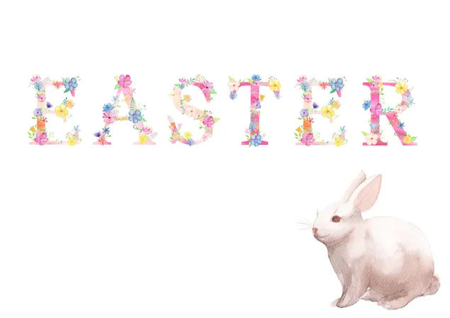 Weißer Osterhase herunterladen