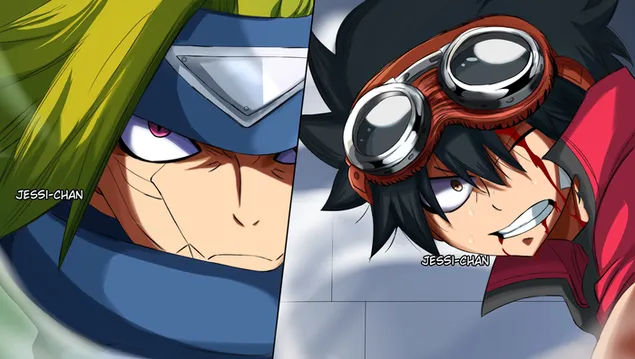 Edens Zero - Jinn vs Shiki 2K bakgrund