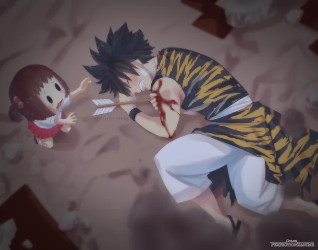 Edens Zero - Shiki Granbell Injured 4K wallpaper