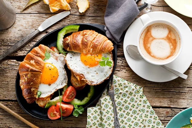 Sandwich Telur dan kopi