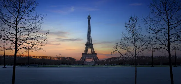 Eiffel Tower, Paris Night Time