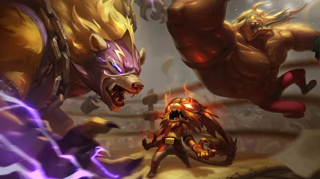 El Rayo 'Volibear' Splash Art - League of Legends (LOL) 8K ozadje