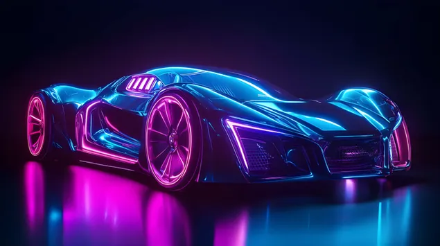 Electric Elegance: อนาคตแห่งนีออนแห่งการเคลื่อนไหว 4K วอลเปเปอร์