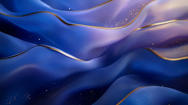 Valë elegante mëndafshi me thekse me shkëlqim të artë 8K sfond