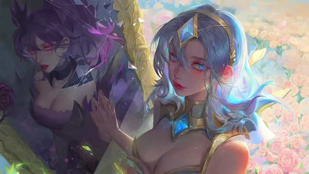 元素使'Lux' - 英雄聯盟 8K 壁紙