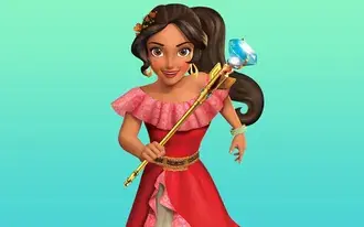 فيلم الرسوم المتحركة Elena of Avalor فتاة أنيمي جميلة 2K خلفية