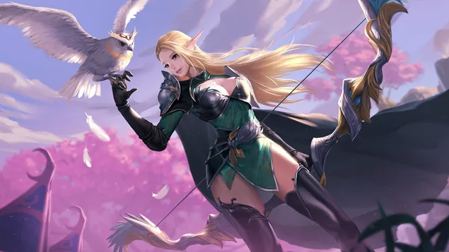 Elf Archer 4K bakgrund