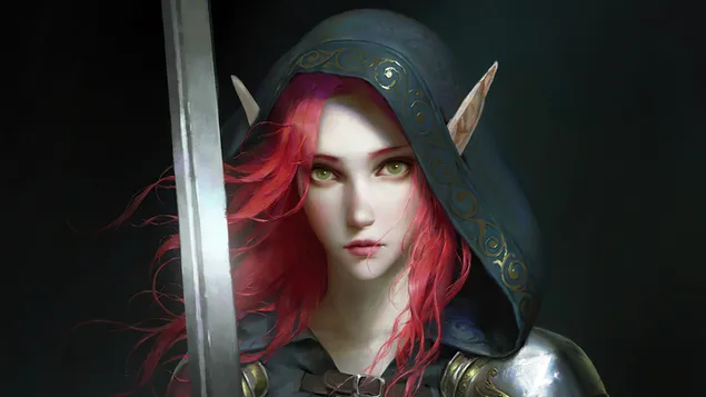 قزم السيف المحارب 4K خلفية