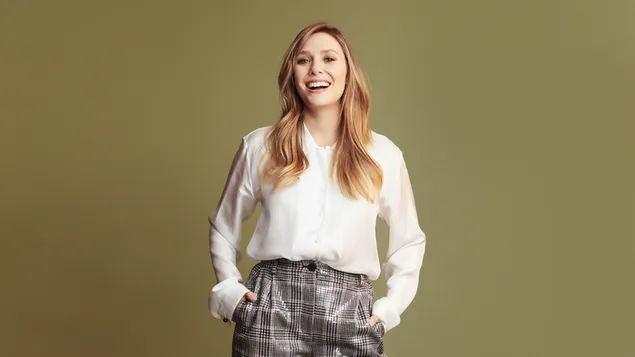 Elizabeth Olsen - Penggambaran Foto Kosmopolitan 4K kertas dinding