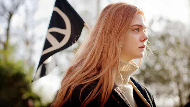 'Elle Fanning' Pelakon Amerika 8K kertas dinding