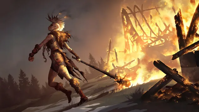 Ember Maiden (Legends of Runeterra) - League of Legends (LOL) 4K háttérkép