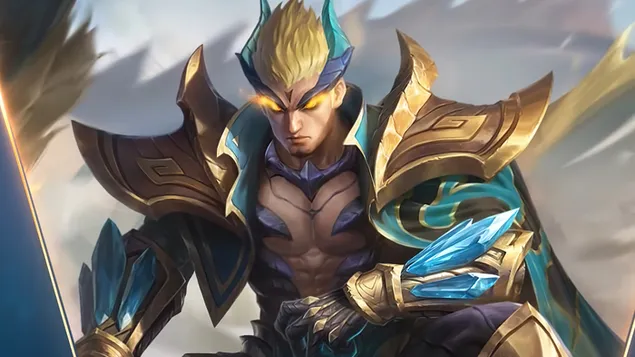 Drac maragda 'Yu Zhong' - Mobile Legends (ML) 4K fons de pantalla
