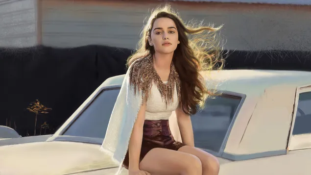 '에밀리아 클라크' 아름다운 팬아트 4K 배경화면