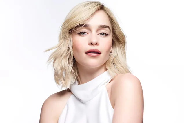 Ταπετσαρία «Emilia Clarke» Ξανθιά Αμερικανίδα ηθοποιός 4K