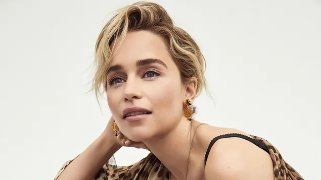 Ταπετσαρία Emilia Clarke - Ξανθιά Αμερικανίδα ηθοποιός 4K