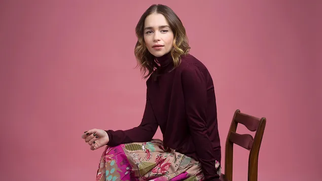 Ταπετσαρία Η Emilia Clarke στη φωτογράφηση των Sunday Times 4K