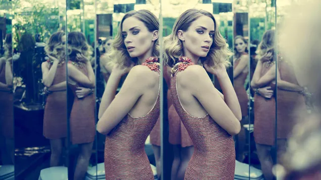 Emily Blunt | Britische Schauspielerin 8K Hintergrundbild