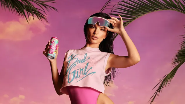 emily ratajkowski | alani nu cherry pop shoot lataa