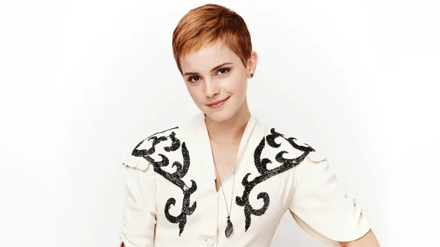 艾瑪沃特森短髮 4K 壁紙