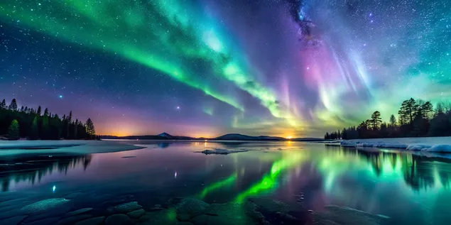 saengsaenghan nogsaeg, borasaeg, paransaegyi buggeuggwangi bicuneun maehogjeogin byeolbic bam, eoleobuteun hosue bansa daunrodeu