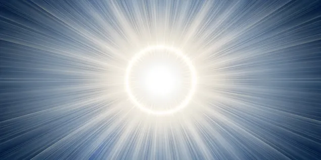 Páipéar balla Radiance Gan uaim Grádán Bán gan uaim le doimhneacht gan teorainn agus glow bog4K