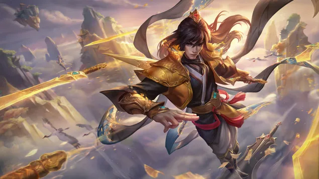 Enduring Sword 'Talon' Obsidian Chroma Skin - League of Legends (LOL) 8K Tapeten