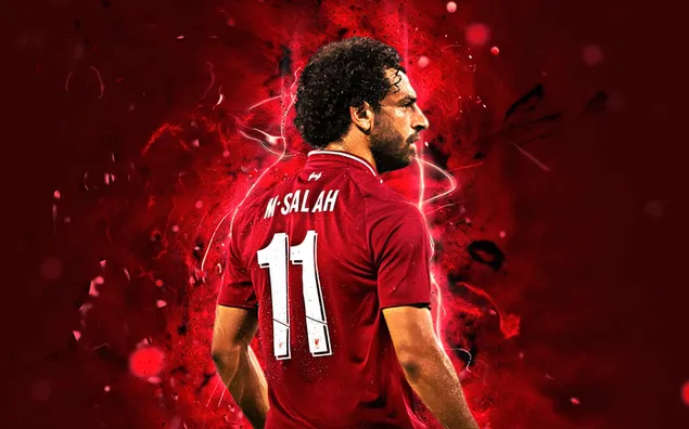 Engelse Premier League voetbalteam Liverpool-spits mohamed Salah