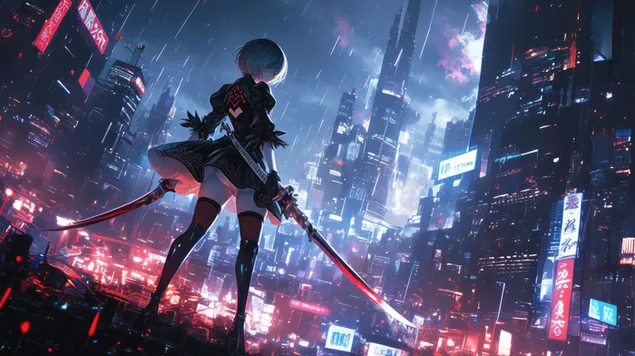 2b qbnoMi  | anime daunrodo