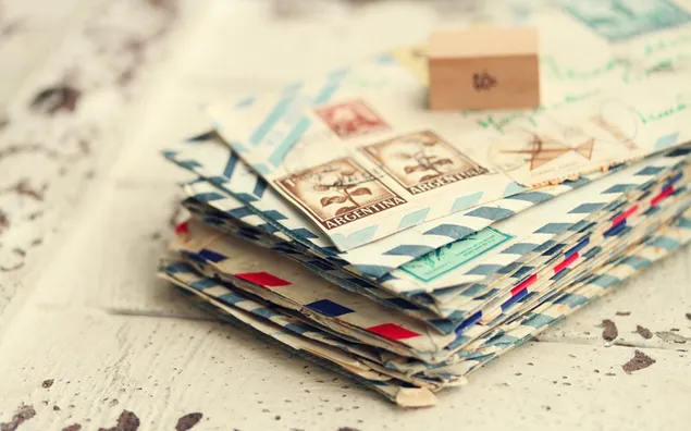 Envelopes with old stamps