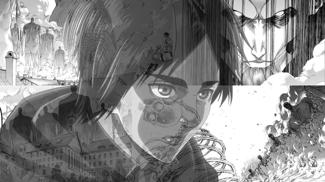 Eren Yeager - Das Rumpeln HD Hintergrundbild