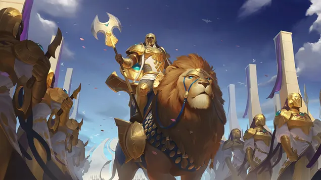 Eternal Gladiator (Legends of Runeterra) - League of Legends (LOL) 4K muurpapier