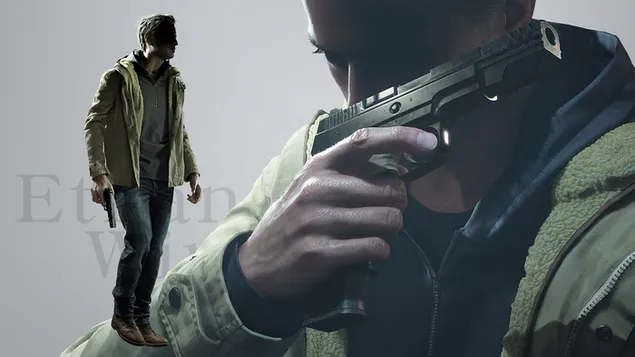 איתן וינטרס - Resident Evil Village (משחק וידאו | 2021) 4K טפט