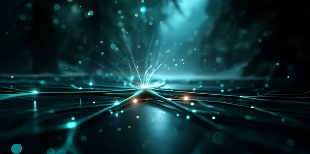 rrjeti i te dhenave eterike me shkelqim qe perqendron energjine ne siperfaqe shkarkim