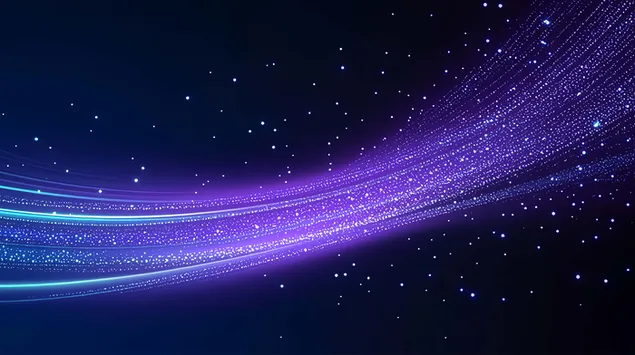 linjat eterike te drites me yje te ndezur shkarkim