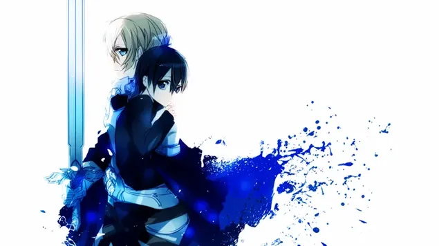 eugeo i kirito de sword art online: alicization baixada