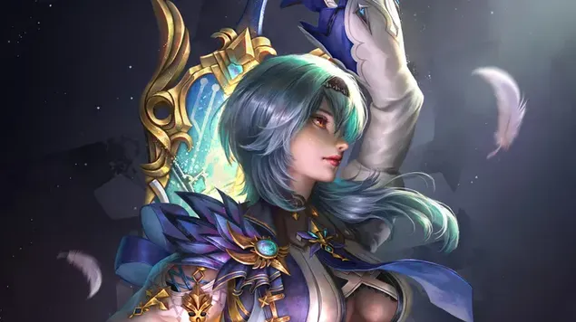 'Eula' 闪烁烛光 | Genshin Impact（动漫电子游戏） 4K 壁纸