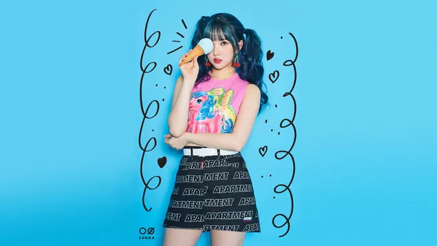 GFriend (K-pop Band) 的 Eunha (Jung Eun-bi) 4K 壁紙