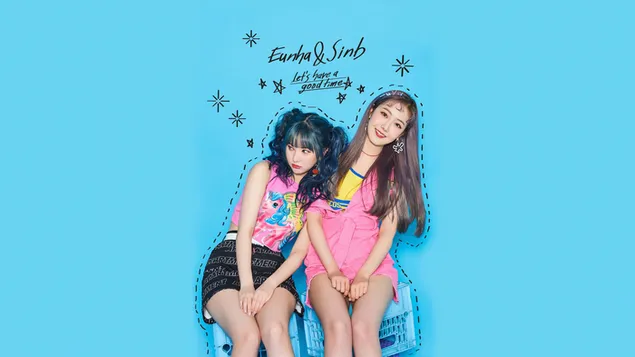 Eunha & SinB from GFriend (K-pop Band)