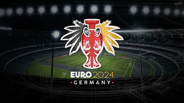 Tapeta Logo Euro 2024 Nemecko HD
