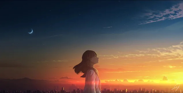 Vakarinė saulės vonia 2K ekrano užsklanda