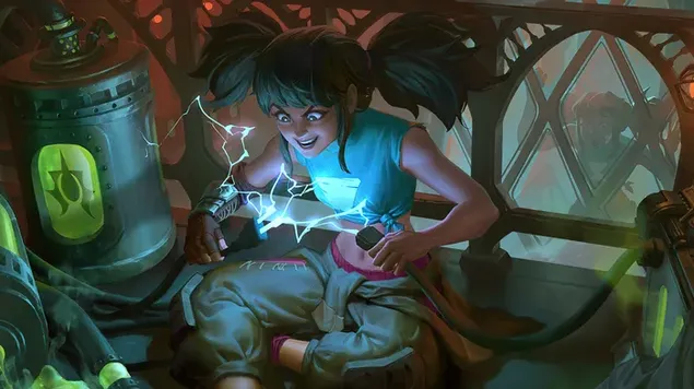 Ļaunais imperfekcionists (Piltover un Zaun) — Leģendu līga (LOL) 4K fona tapete