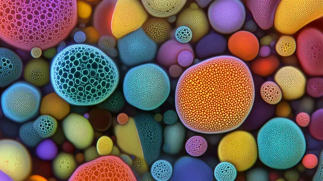 explorant la bellesa intricada dels grans de pol*len baixada