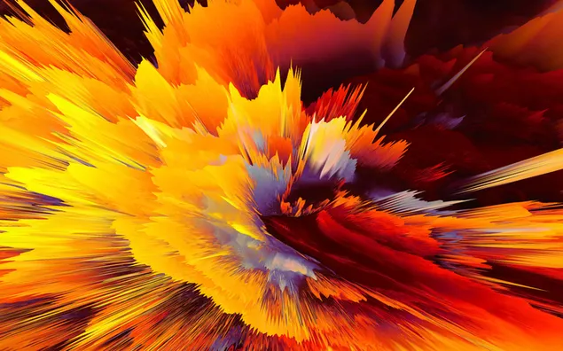 Explosión 3D abstracta