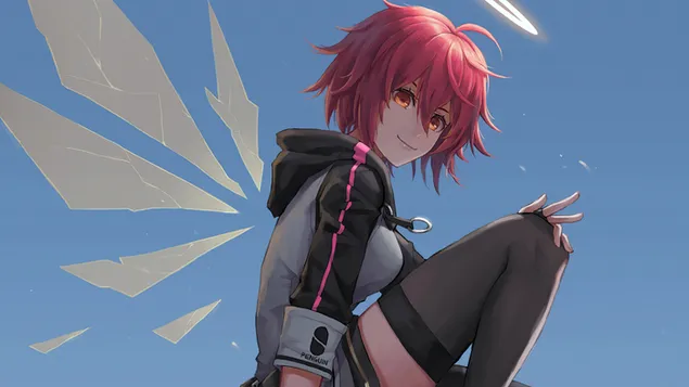 Exusiai | Arknights (Video lojë anime) 4K sfond