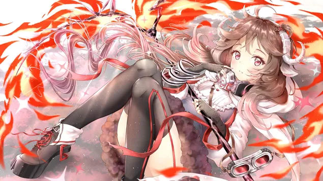 Eyjafjalla | Arknights (Anime-videospel) 4K bakgrund